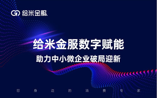 數(shù)字技術(shù)紓困解難 看“給米金服”如何精準(zhǔn)助力中小企業(yè)恢復(fù)成長活力